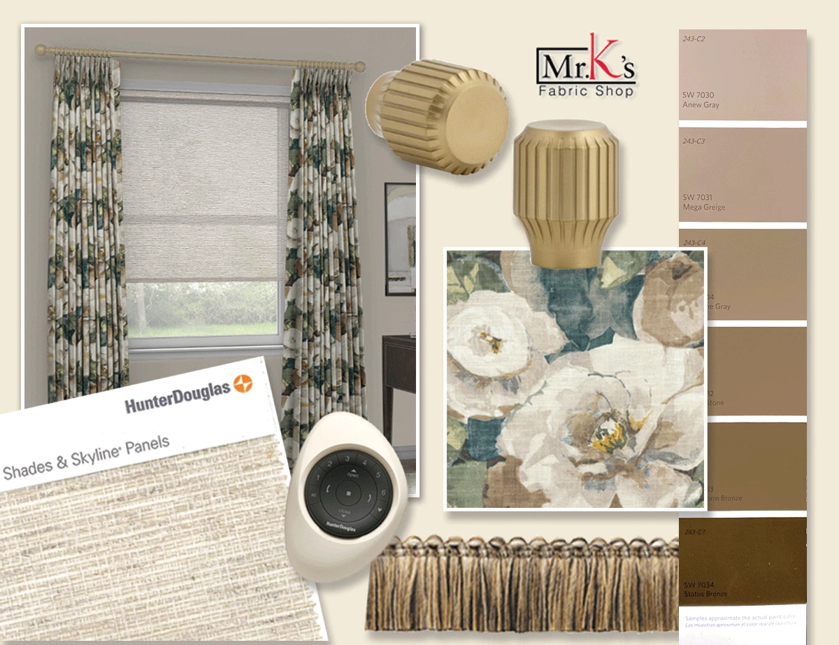 Explore custom window treatments at Mr. K's Fabric Shop, Quincy, IL. 50+ years of personalized upholstery solutions.