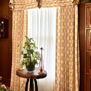 Custom window treatments from Mr. K's Fabric Shop in Quincy, IL. 50+ years of expertise in upholstery and awnings.