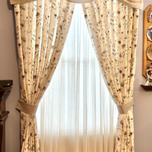 Custom window treatments from Mr. K's Fabric Shop in Quincy, IL. Over 50 years of experience in upholstery and awnings.