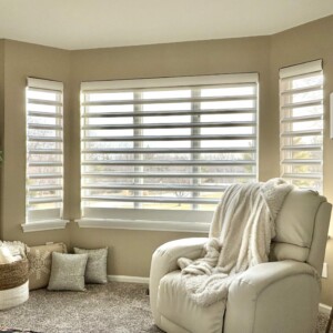 Custom window treatments from Mr. K's Fabric Shop in Quincy, IL, enhancing homes with 50+ years of expertise.