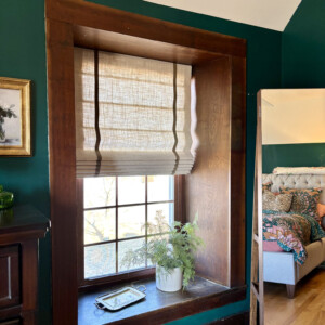 Custom window treatment from Mr. K's Fabric Shop in Quincy, IL. Enhance your space with 50+ years of experience in upholstery.